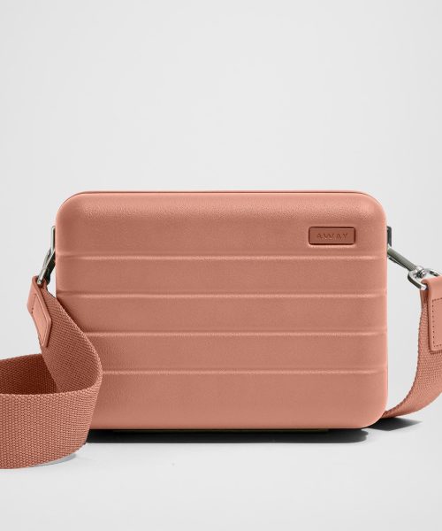 The Mini Crossbody in Clay Pink