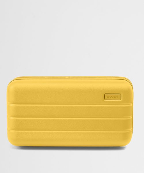 Travel Glasses Case in Golden Hour Yellow
