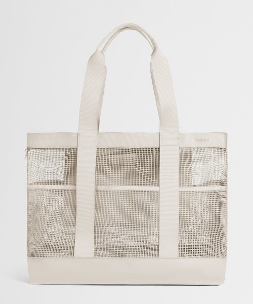 Beach Tote in Salt White