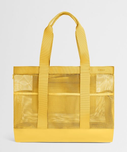 Beach Tote in Golden Hour Yellow