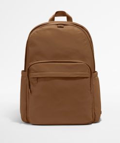 Large Featherlight Backpack in Amaro Brown