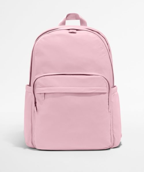 Large Featherlight Backpack in Glacial Pink