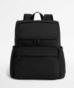 Featherlight Diaper Backpack in Jet Black