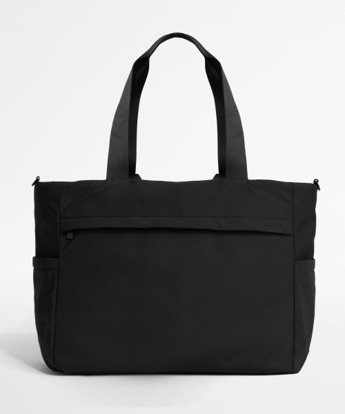 Featherlight Diaper Tote in Jet Black