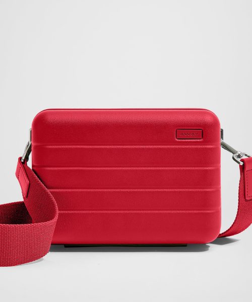 The Mini Crossbody in Cherry Red