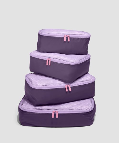 Insider Packing Cubes (Set of 4) in Misty Purple