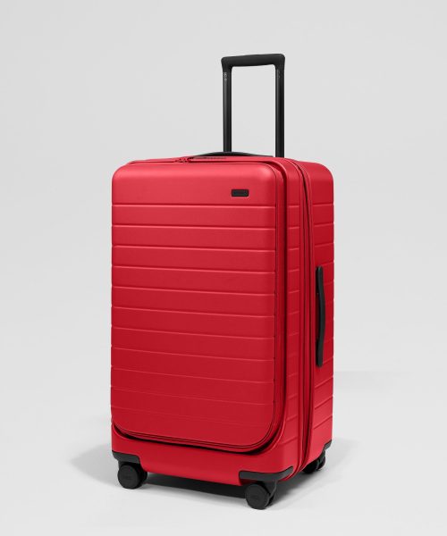 Topside Medium Trunk in Cherry Red