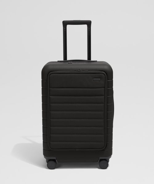 The Executive Bigger Carry-On in Jet Black